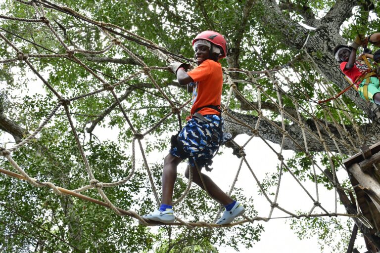 Atvamazing Combo  Single Basic Rope Net Climbing Kids Trees