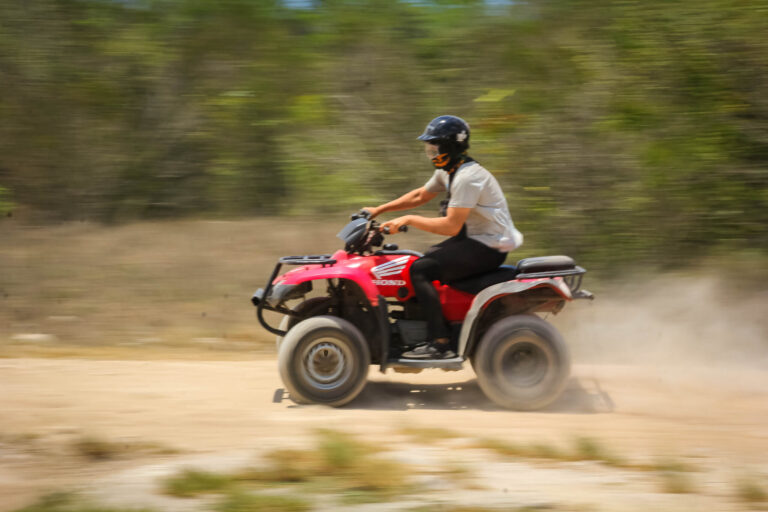Atvtourscozumel Atv Zipline Adventure By Awesome Fly Atv Rider Dusty Trail