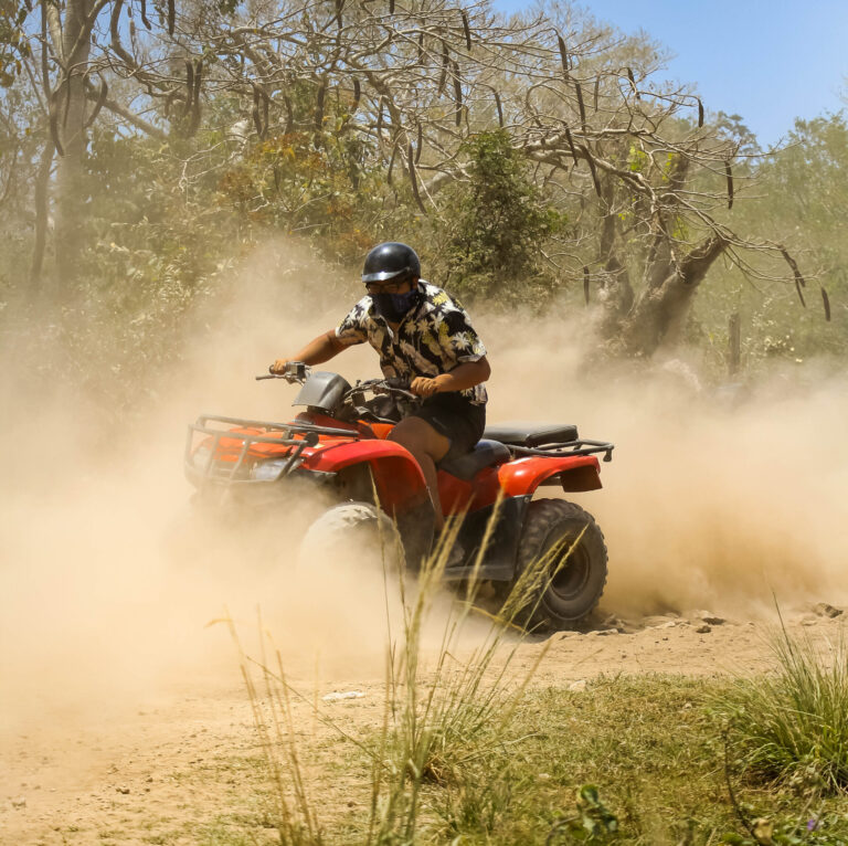 Atvtourscozumel Atvs Cozumel Jungle Adventure On X Atv Rider Dusty Trail Mexico