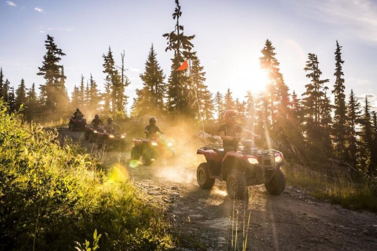 Canadianwildernessadventures Wild Wild West Atv Atv Ride Sunset Forest
