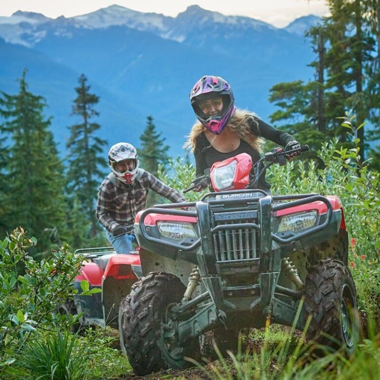 Canadianwildernessadventures Wild Wild West Atv Atv Riders Forest Mountains 