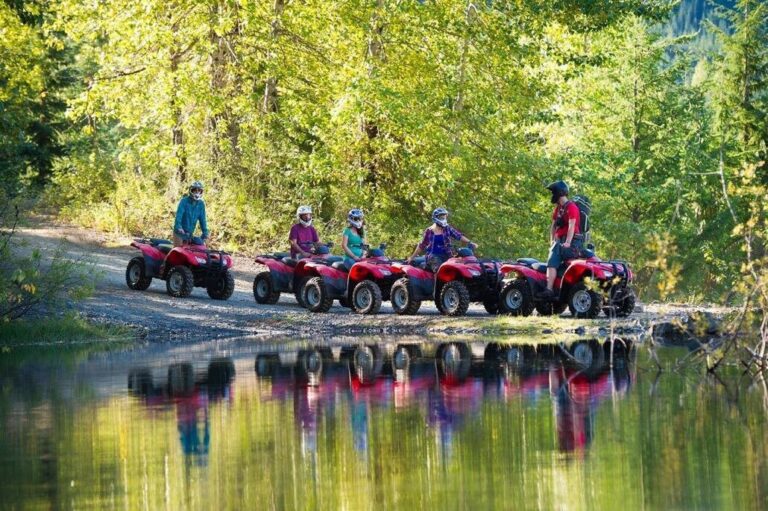 Canadianwildernessadventures Wild Wild West Atv Atv Riders Reflection Forest