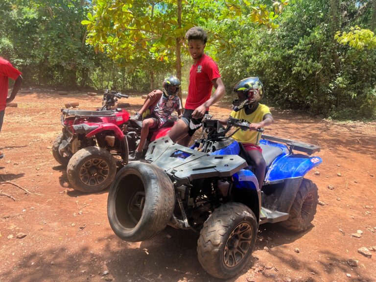 Captain Splash Package Deal  Atvs Sea Tubing Beach Mo Atvs Jamaica Red Shirt Kids