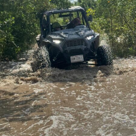 Cozumeladventureplanet Private Jeep Tour Full Experience And At Atv Jeep Water Splash Forest