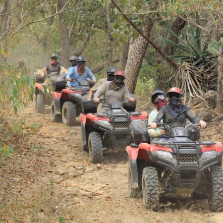 Dirtymonkeyadventure Dirty Atv Zipline Combo Atv Ride Dusty Trail Forest