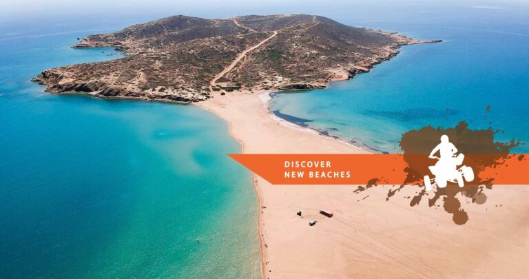 Safariquad Rhodes Atv Quad Adventure Guided Tour Rhodes Beach Aerial View