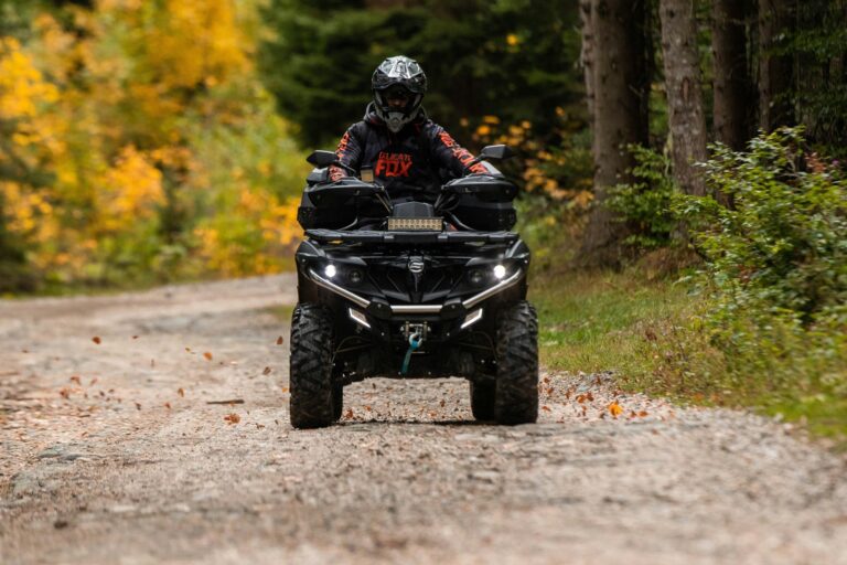 Throttle Usa Tracker  Multi Day Atv Adventure Atv Rider Forest Trail Autumn